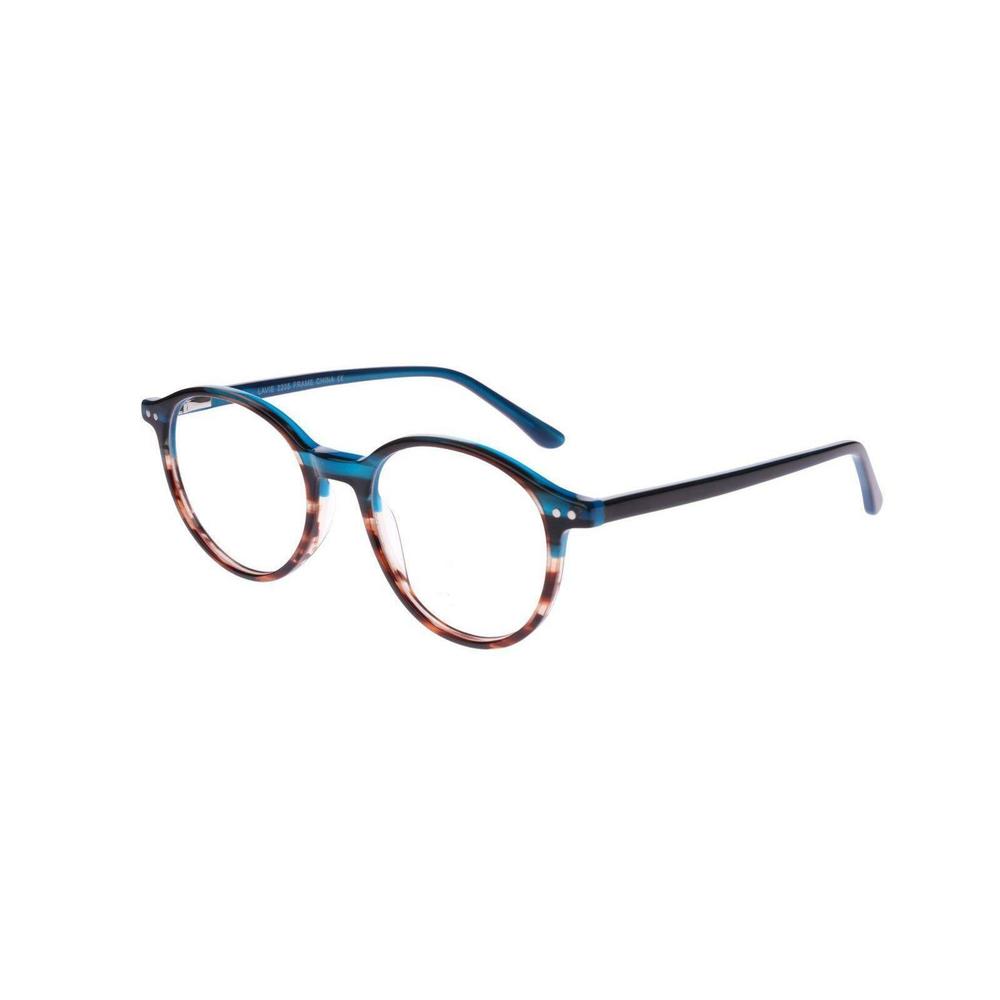 New La Vie Eyewear LV-2205 Teal & Brown Eyeglasses 48/18/145